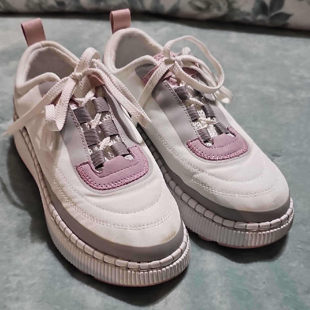 Cougar White and Pink Women's Sneakers
